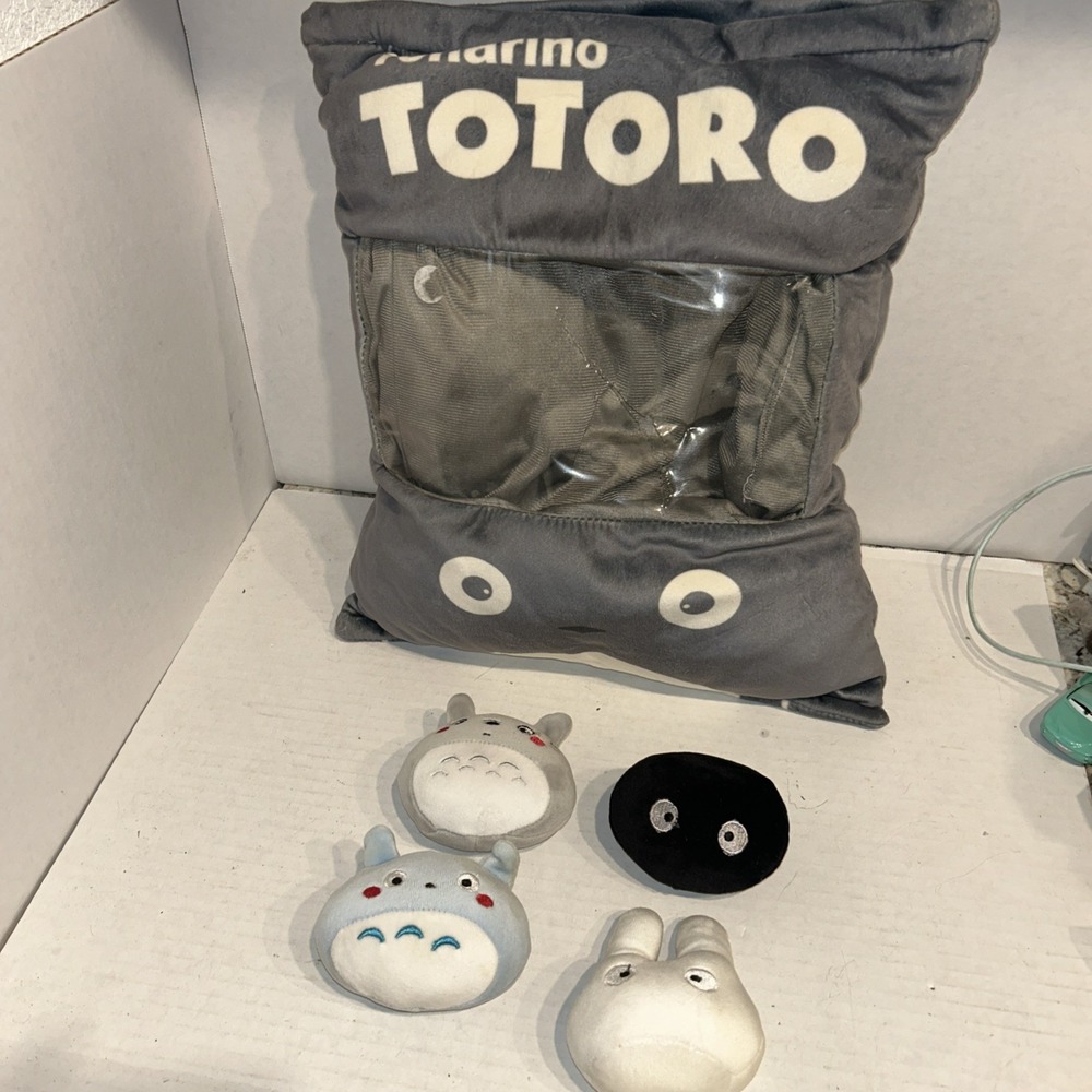 A Bag Of 5 Tonarino Totoro Snack Pillow Plush Toys 14" Plush Ghibli Miyazaki‎